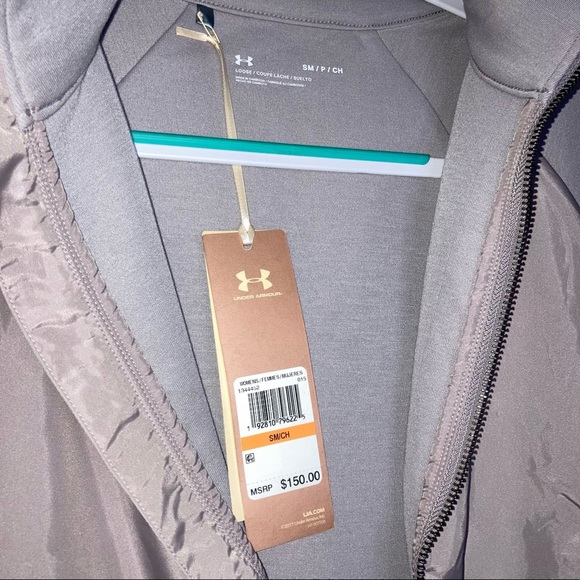 Under Armour Misty Copeland Signature Layer Jacket Purple Lavender Grey Jacket - Picture 13 of 15